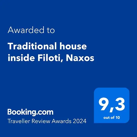 Traditional House Inside Filoti, Naxos Apartment *