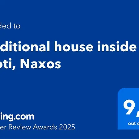 Traditional House Inside Filoti, Naxos Apartment *